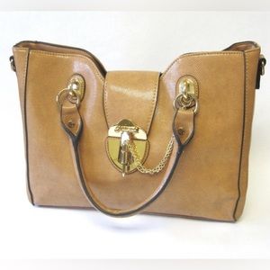 Honey Brown Purse Large Handbag
